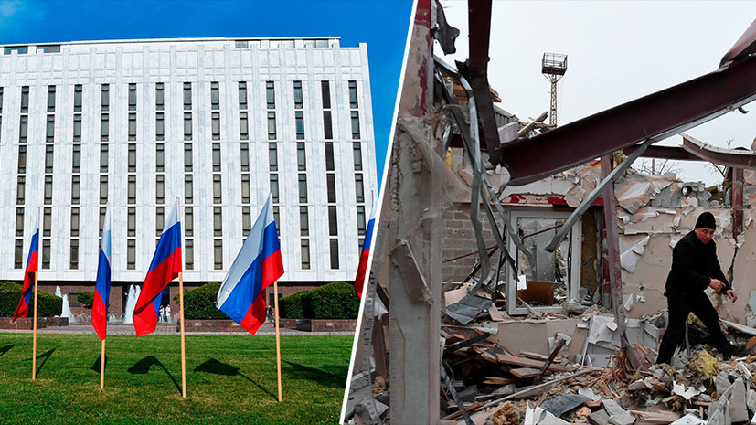 «Двуличие Вашингтона возмутительно»: в посольстве ответили на заявления США о причастности РФ к преступлениям на Украине