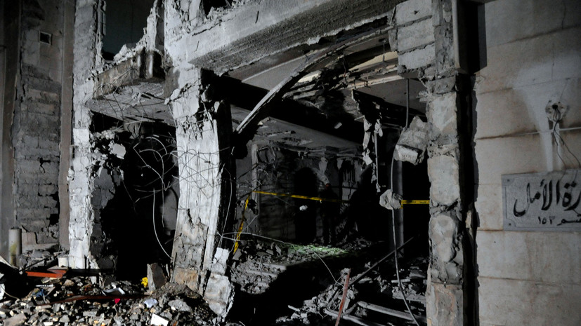Объекты в цитадели Дамаска получили повреждения из-за нападения Израиля