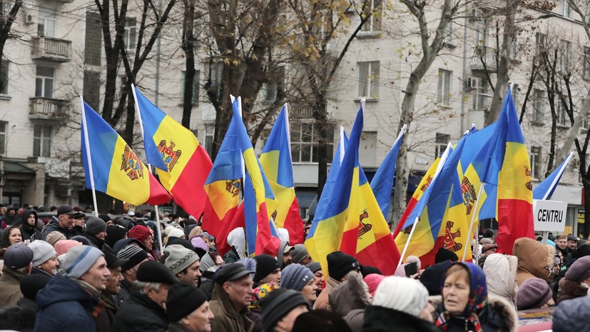 В Кишинёве началась мирная акция протеста против высоких тарифов