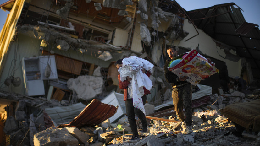 Число жертв землетрясений в Турции увеличилось до 41 156
