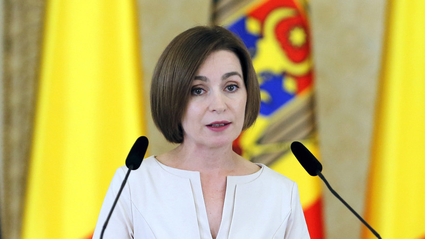 Санду заявила, что Молдавия не зависит от одного поставщика газа впервые в истории страны