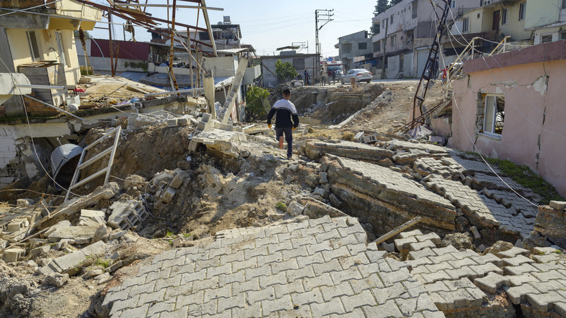CNN Türk: в турецкой провинции Хатай произошли новые разрушения после землетрясения
