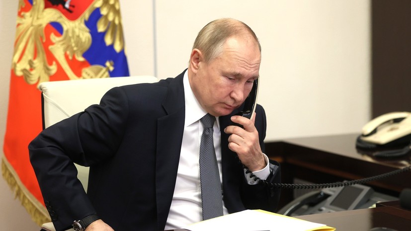 Путин и Пашинян провели телефонную беседу