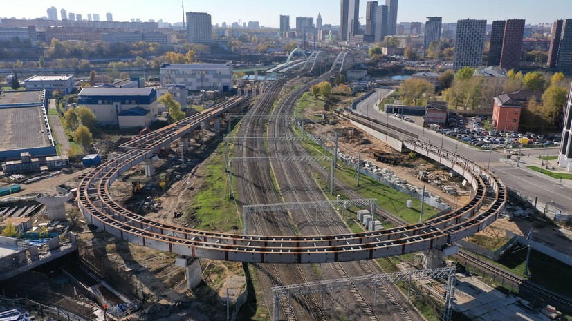 Шесть эстакад Северного дублёра Кутузовского проспекта готовы на 95%