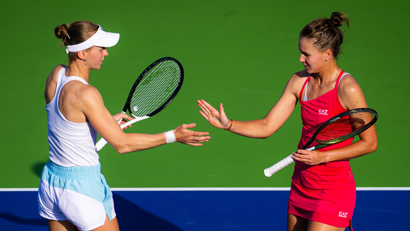 Кудерметова и Самсонова вышли в финал парного турнира в Дубае