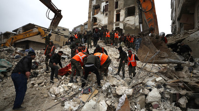 Число жертв землетрясения в Турции превысило 2,3 тысячи