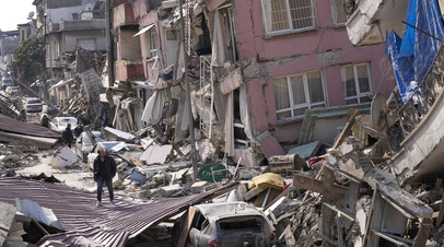 Последствия землетрясений в Турции