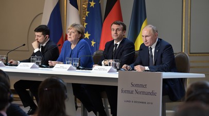 Саммит в нормандском формате в декабре 2019 года