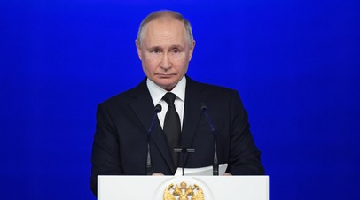 Путин принимает участие в открытии новых объектов здравоохранения