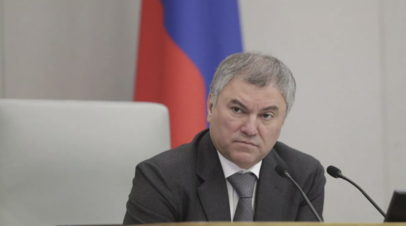 Володин заявил, что приостановка участия России в ДСНВ стала итогом внешней политики США