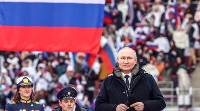 За наших людей: Путин заявил об идущем бое на исторических рубежах России