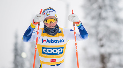Рибом и Сундлинг выиграли командный спринт на чемпионате мира по лыжным гонкам