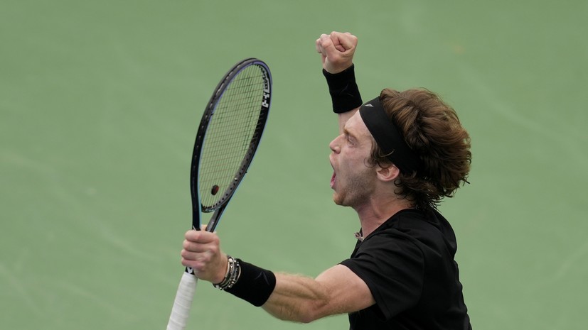 Рублёв пробился в полуфинал турнира ATP в Дубае