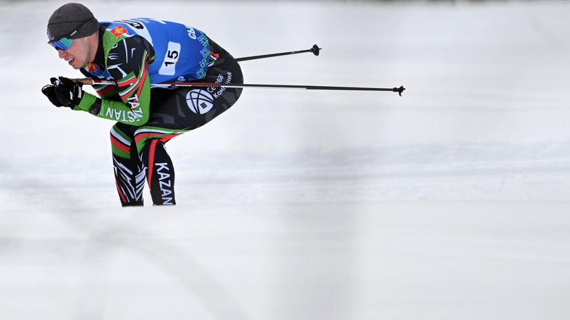 Лыжник Шайхелисламов вылетел с трассы во время мужской эстафеты на «Чемпионских высотах»