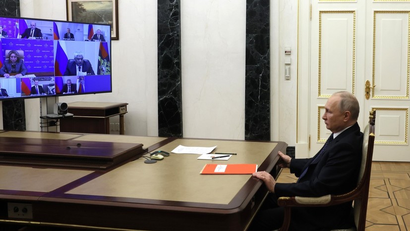 «Очень важный вопрос»: Путин обсудил с Совбезом антитеррористическую защищённость объектов