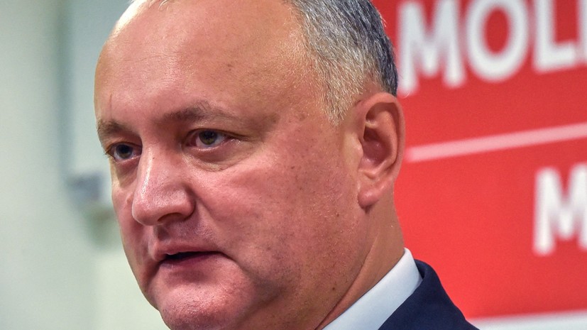 Бывший президент Молдавии Додон призвал оппозиционные партии страны к объединению
