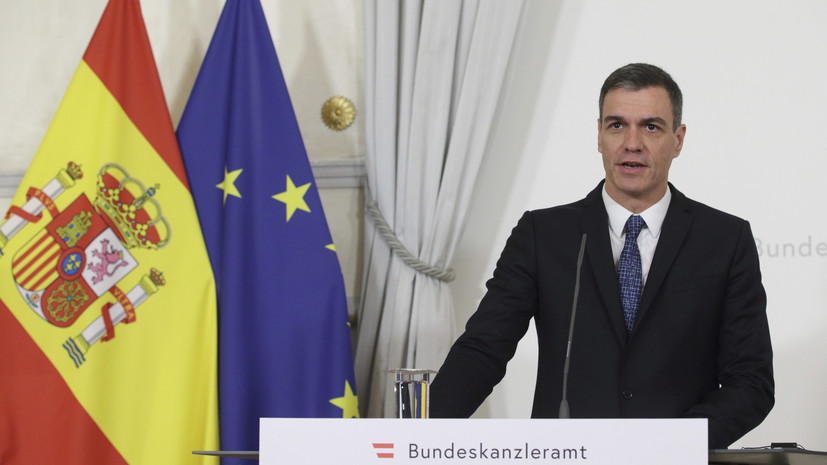 Премьер Испании Санчес выразил надежду на достижение соглашения ЕС о закупках оружия Киеву