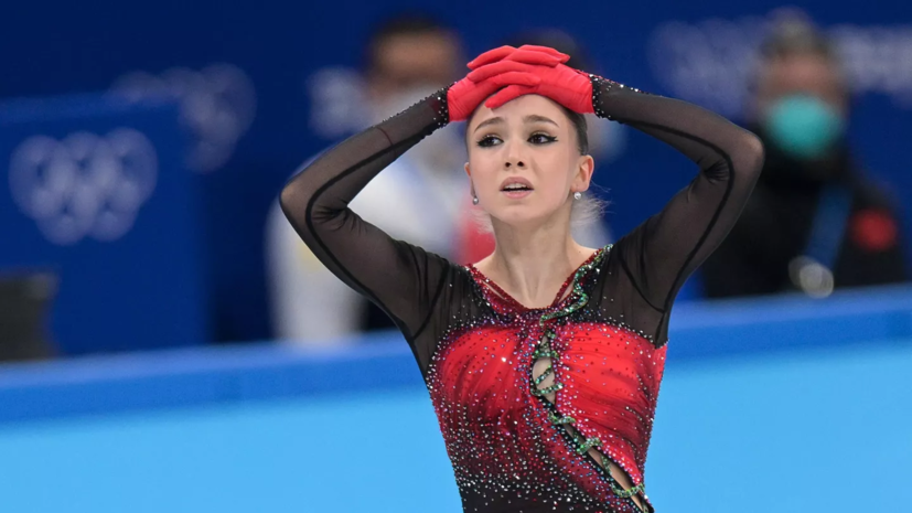 Валиева упала с тройного акселя в короткой программе в финале Гран-при России