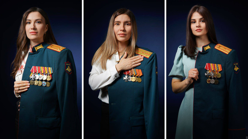 «Это своего рода символ — за победу»: россиянки фотографируются в кителях мужей, чтобы поддержать их на СВО
