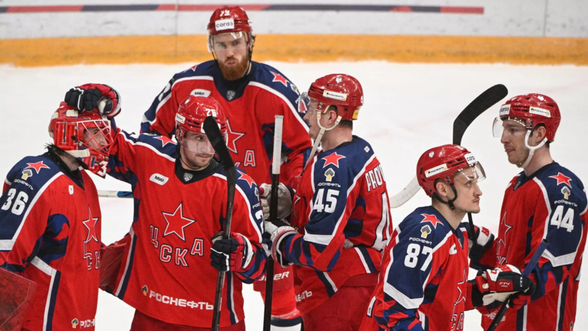 ЦСКА разгромил «Северсталь» и сравнял счёт в серии плей-офф КХЛ