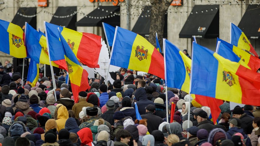 На митинге в Кишинёве произошли стычки полиции и участников протестов