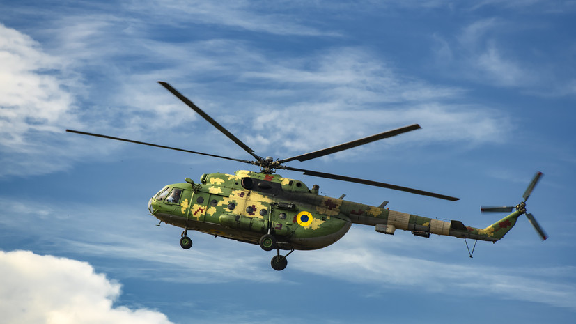 В Запорожской и Харьковской областях: российские средства ПВО за сутки сбили два вертолёта Ми-8 ВСУ