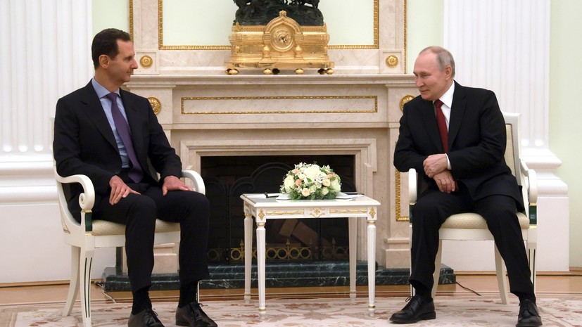 Песков: Путин и Асад обсудили военно-техническое сотрудничество