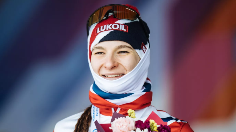 Наталья Непряева одержала победу в спринте на чемпионате России