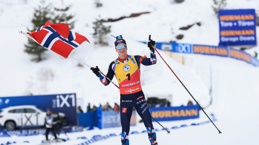 Йоханнес Бё выиграл заключительную гонку в сезоне-2022/23 Кубка мира