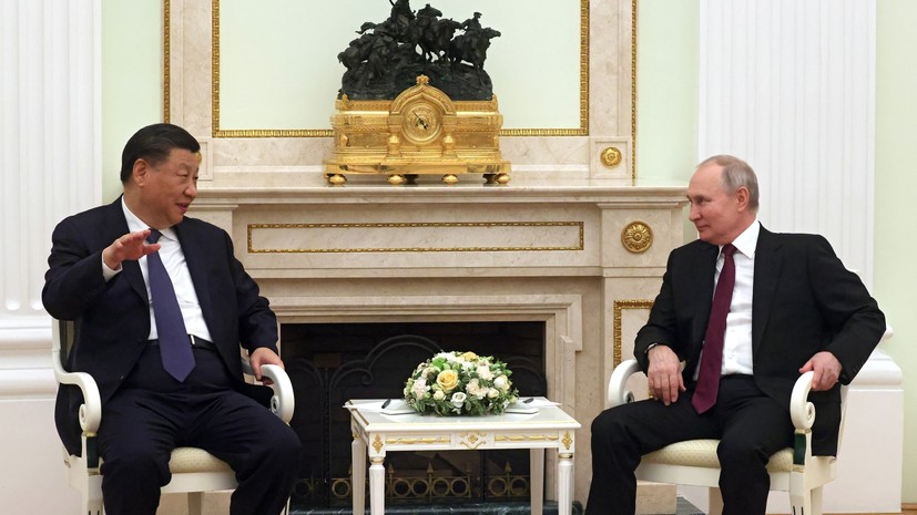 Песков: в ходе встречи Путина и Си Цзиньпина состоялся обстоятельный обмен мнениями