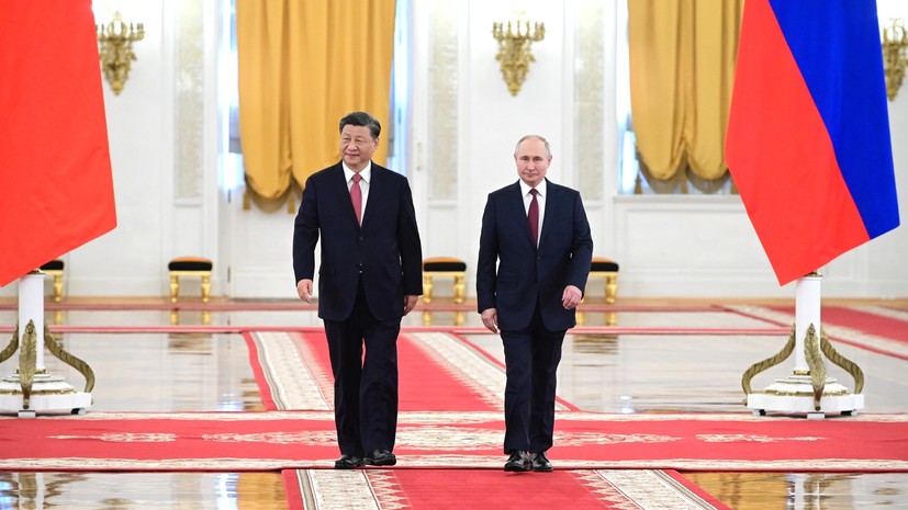 Развитие сотрудничества, «Сила Сибири — 2» и Украина: Путин и Си Цзиньпин подвели итоги переговоров в Москве