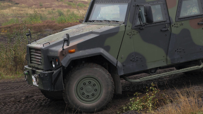 NZZ: в Донбассе заметили бронеавтомобиль Eagle I швейцарского производства