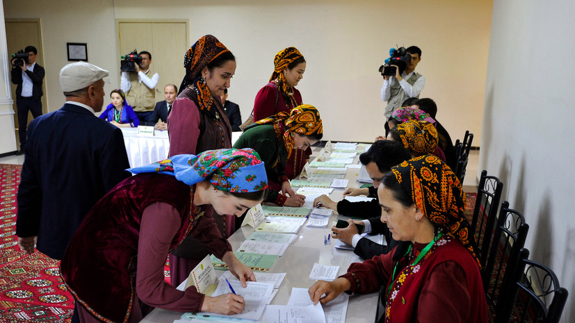 В Туркменистане завершилось голосование на парламентских выборах