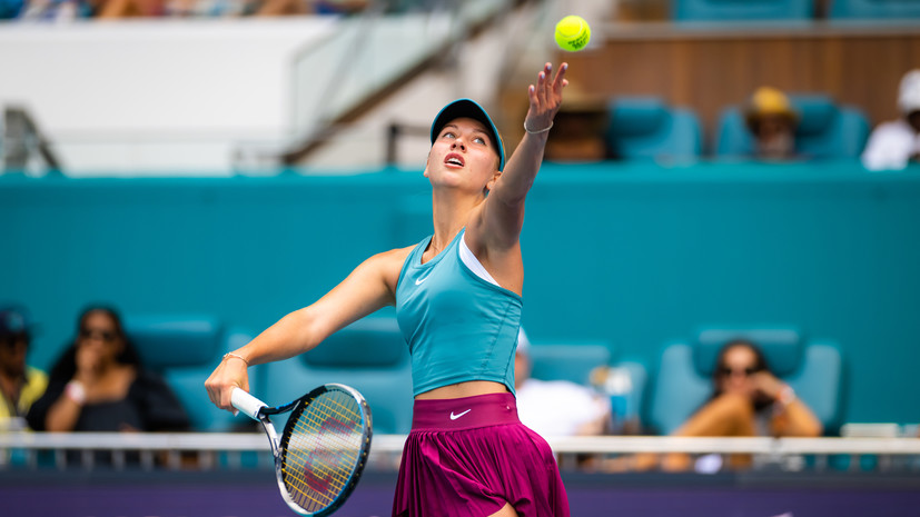 Потапова вышла в четвертьфинал турнира WTA в Майами