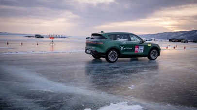 Уникальный электромобиль попытался установить рекорд скорости