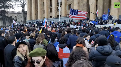 В Тбилиси проходят новые акции протеста