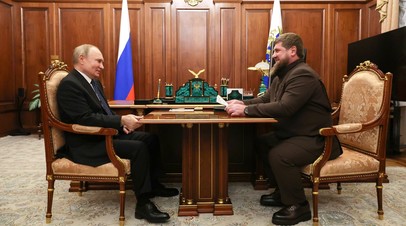 Кадыров заявил Путину, что бойцы из Чечни выполняют все приказы президента в зоне СВО