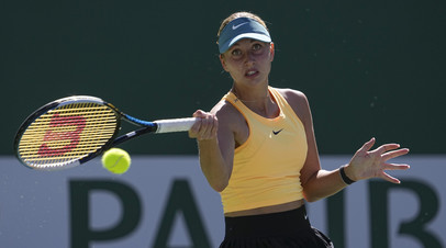 Источник: Потапова получила предупреждение от WTA за выход на матч в футболке Спартака