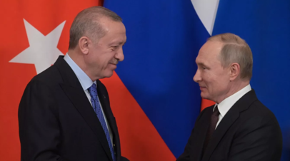 Эрдоган обсудил с Путиным переработку и доставку зерна России нуждающимся странам