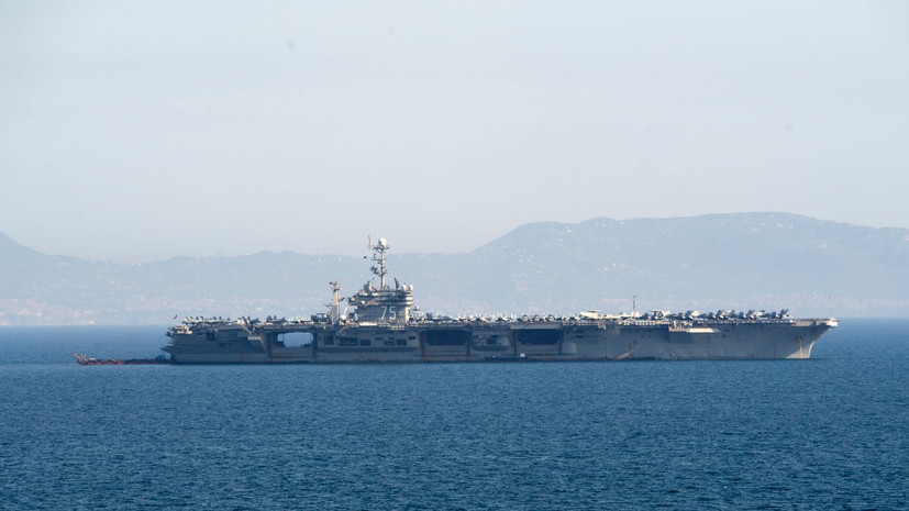 У берегов Тайваня зафиксировали американский авианосец USS Nimitz