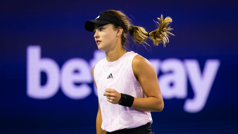 Калинская обыграла Азаренко и вышла в 1/4 финала теннисного турнира в Чарльстоне