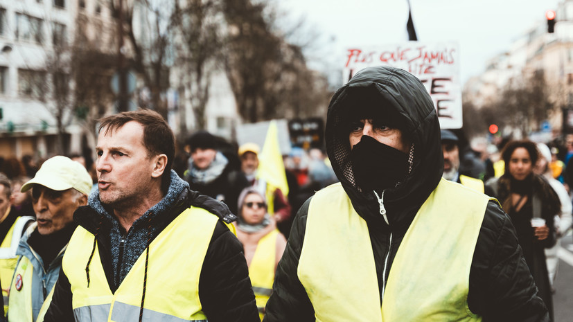 В «жёлтых жилетах» заявили, что власти Франции боятся протестов