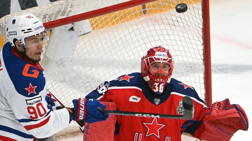 СКА обыграл ЦСКА и сравнял счёт в серии плей-офф Кубка Гагарина