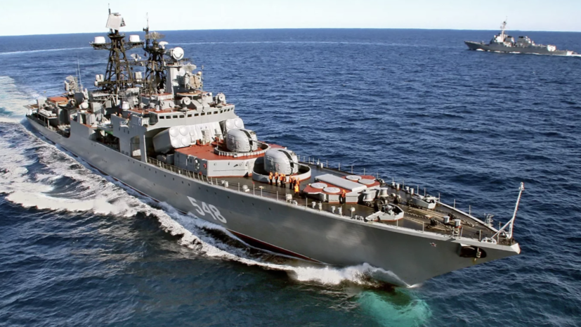 Корабль ТОФ «Адмирал Пантелеев» атаковал в Японском море подлодку условного противника