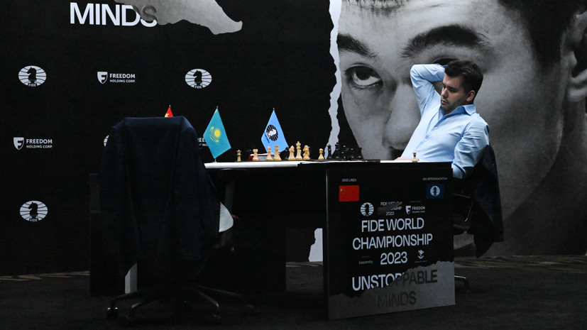 Блицкриг чёрными: Ян Непомнящий победил Дин Лижэня во второй партии и повёл в матче за шахматную корону