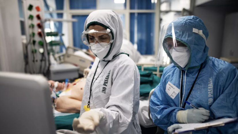 В России за сутки госпитализированы 1282 человека с коронавирусом