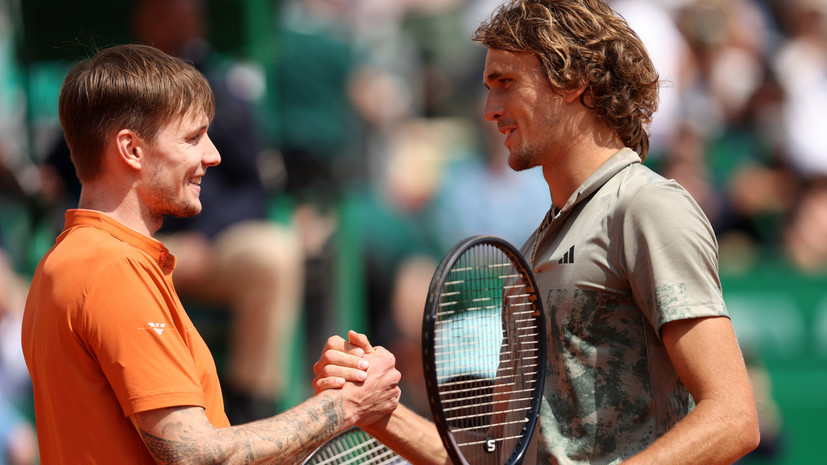 Зверев и Бублик пообщались на русском языке после матча «Мастерса» в Монте-Карло