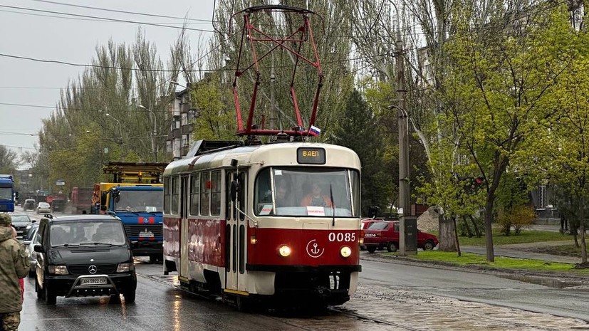 В Мариуполе началась обкатка трамваев в тестовом режиме