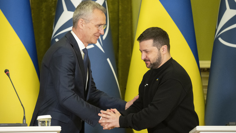 Зеленский провёл встречу с генсеком НАТО в Киеве
