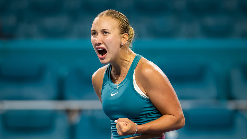 Потапова вышла в четвертьфинал турнира WTA в Штутгарте